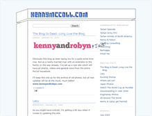 Tablet Screenshot of kennymccoll.com